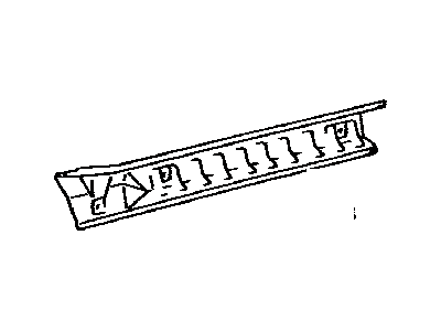 Toyota 57412-35021 Member, Floor Side, Inner LH