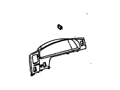 Toyota 55411-04030 Panel, Instrument Cluster Finish