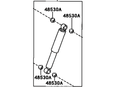 4853142480 Genuine Toyota ABSORBER SHOCK RR 48531-42480