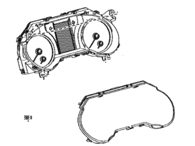 Toyota 83800-4D280 METER ASSY, COMBINAT