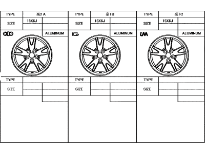 Toyota 42611-47101 Wheel, Disc