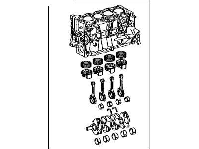 Toyota 11400-37140 Block Assembly,Short