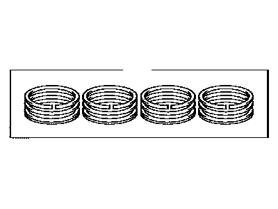 Scion xD Piston Ring Set - 13011-37090