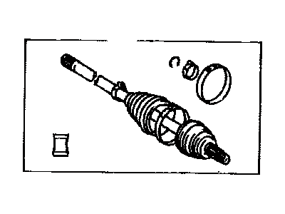 1996 Toyota Corolla Axle Shaft - 43470-29107