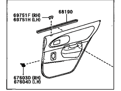 Toyota 67630-13400-B0