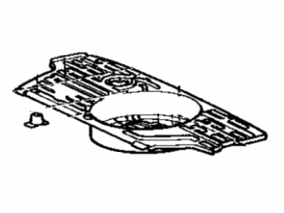 Toyota 58301-10071 Pan, Rear Floor