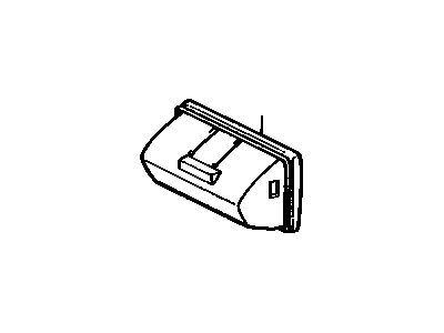 Toyota 74109-12020-B0 Receptacle Assy, Rear Ash