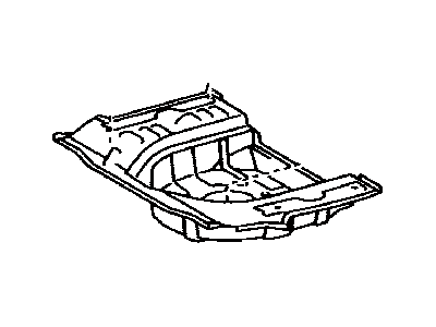 Toyota 58311-06040 Pan, Rear Floor