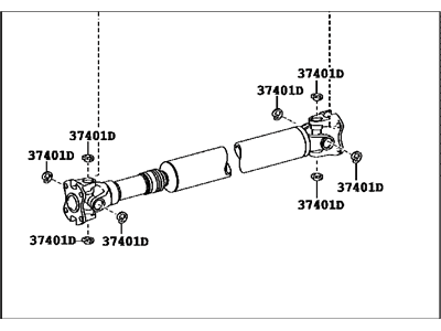 2016 Toyota Sequoia Drive Shaft - 37140-0C111