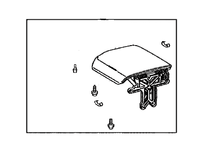 Toyota 58905-0C031-C0 Door Sub-Assy, Console Compartment