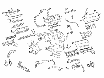 Toyota 04111-0S021 Gasket Kit, Engine Overhaul