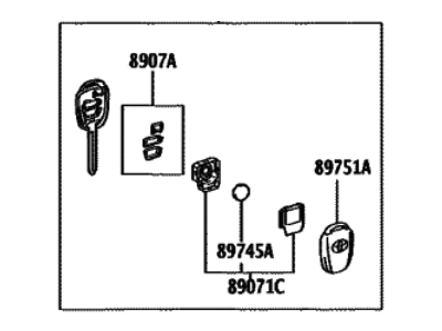 2023 Toyota Corolla Cross Transmitter - 89070-0A330