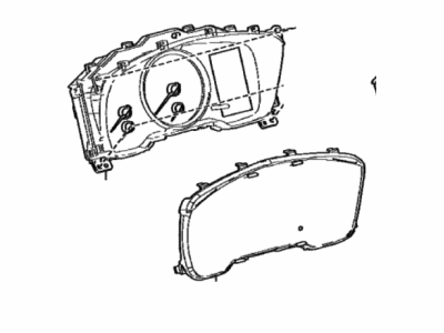 Toyota 83800-0A740 METER ASSY, COMBINAT