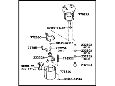 Toyota 86 Fuel Pump - SU003-07510