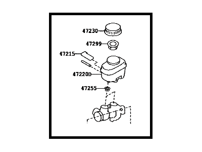 Toyota 86 Master Cylinder Repair Kit - SU003-04242