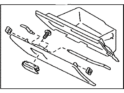 Toyota Matrix Glove Box - 55550-02090-B1