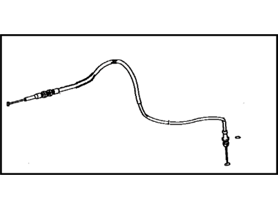 1983 Toyota Celica Throttle Cable - 35520-20070
