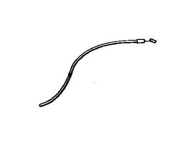 Toyota Celica Fuel Door Release Cable - 77035-14070