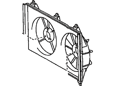 Toyota Highlander Fan Shroud - 16711-20120