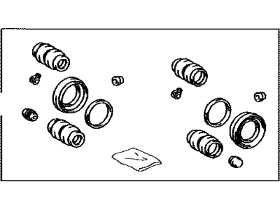 Toyota 04479-48110 Cylinder Kit, Disc Brake, Rear