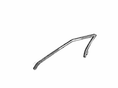 Toyota 62311-03010-B0 Weatherstrip, Front Door Opening Trim, RH