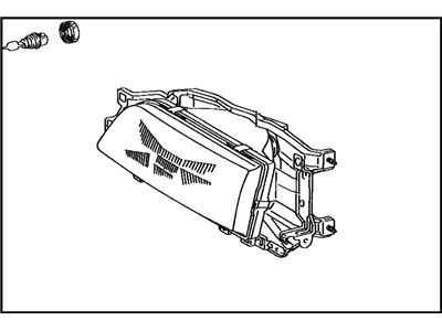 1991 Toyota Camry Headlight - 81170-03010