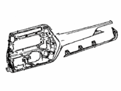 Toyota 55420-0E500 PANEL ASSY, INSTR CL