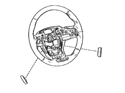 2023 Toyota Highlander Steering Wheel - 45100-0E520-C2