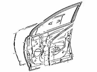 Toyota 67002-42150 Panel Sub-Assembly, Front D