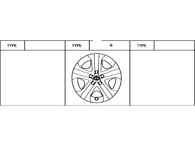 Toyota 42602-0R030 Wheel Cap Sub-Assembly