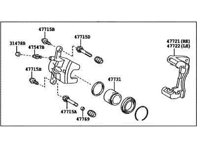 Toyota 47730-12A70