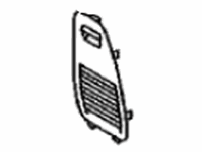 Toyota 64766-42030-C0 Cover, Quarter Trim