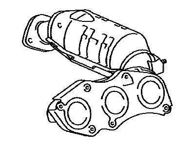 Toyota Sienna Exhaust Manifold - 17140-0P080