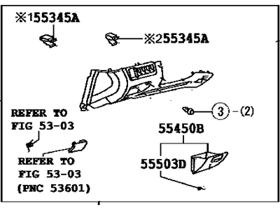 Toyota 55045-0E051-B0