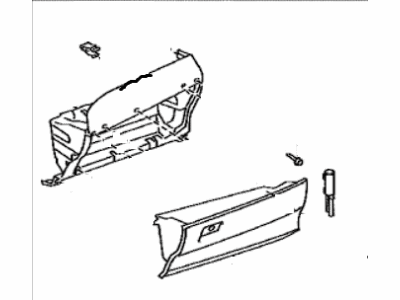 2011 Toyota Camry Glove Box - 55303-33180-E0