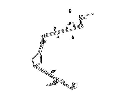 88710-14070 Genuine Toyota Tube Assembly, AIRCONDITIONER