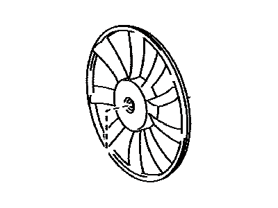 Toyota RAV4 Cooling Fan Assembly - 16361-0V330