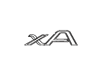Scion xA Emblem - 75442-52200