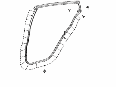 Toyota Prius Door Seal - 67871-47050