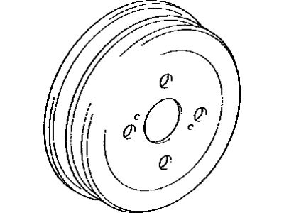 Scion iQ Brake Drum - 42431-52090