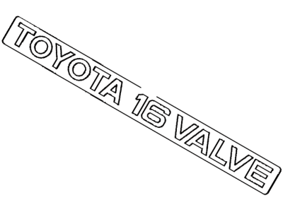 1991 Toyota Corolla Emblem - 11291-16060