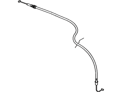 1989 Toyota Corolla Throttle Cable - 35520-12240