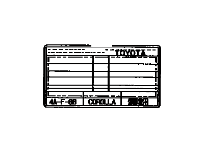 Toyota 11298-16501