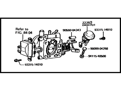 Toyota Cressida Throttle Body - 22210-43040