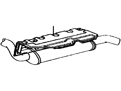 Toyota 58031-21010 INSULATOR, Main MAFFLAR Heat