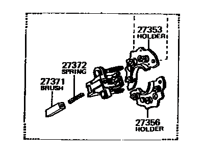 Toyota Tercel Alternator Brush - 27362-70010