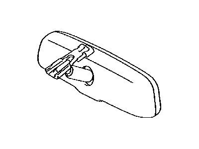 Toyota 87810-06080 Inner Rear View Mirror Assembly