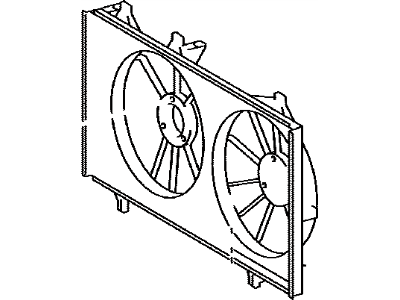 Toyota Avalon Fan Shroud - 16711-0V110