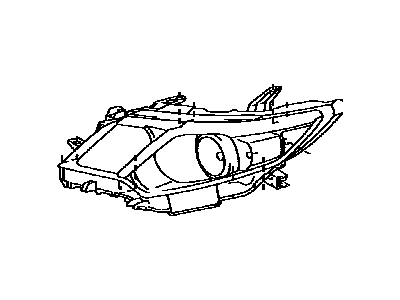 2013 Toyota Camry Headlight - 81130-06890