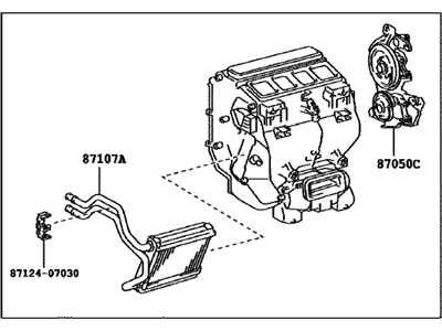 Toyota 87050-07130 Radiator Assy, Air Conditioner